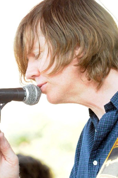 Thurston Moore at the Roky Erickson Ice Cream Social at Threadgill's , Aust