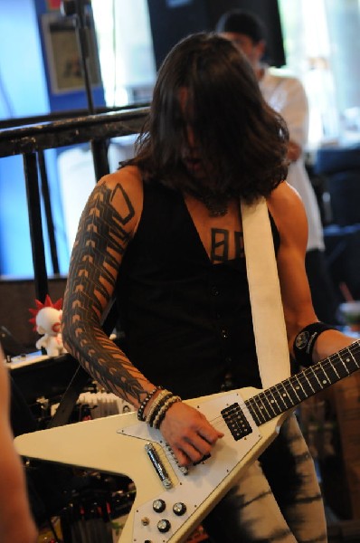 Triple Cobra at Waterloo Records instore, Austin, Texas