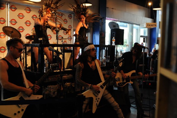 Triple Cobra at Waterloo Records instore, Austin, Texas