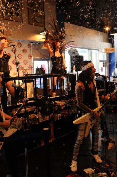 Triple Cobra at Waterloo Records instore, Austin, Texas