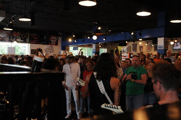Triple Cobra at Waterloo Records instore, Austin, Texas