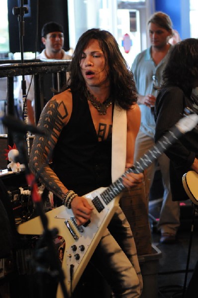 Triple Cobra at Waterloo Records instore, Austin, Texas