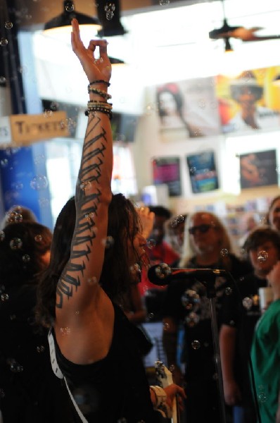 Triple Cobra at Waterloo Records instore, Austin, Texas