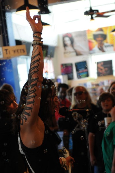 Triple Cobra at Waterloo Records instore, Austin, Texas