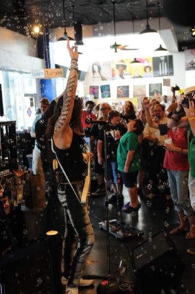 Triple Cobra at Waterloo Records instore, Austin, Texas