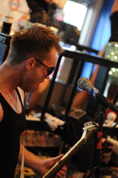 Triple Cobra at Waterloo Records instore, Austin, Texas