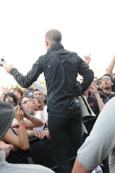 Trivium at the Mayhem Festival 2009 at the AT&T Center, San Antonio