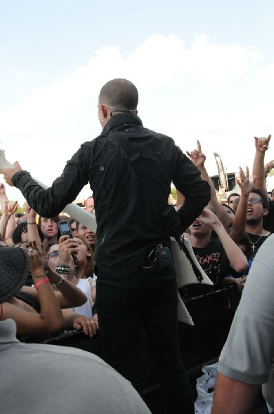 Trivium at the Mayhem Festival 2009 at the AT&T Center, San Antonio