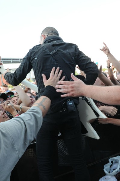 Trivium at the Mayhem Festival 2009 at the AT&T Center, San Antonio