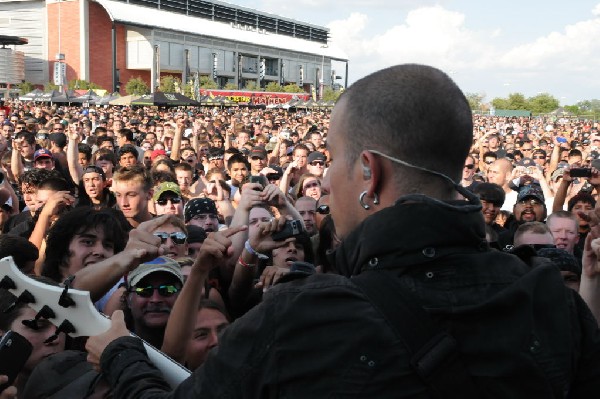 Trivium at the Mayhem Festival 2009 at the AT&T Center, San Antonio