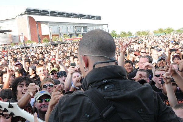 Trivium at the Mayhem Festival 2009 at the AT&T Center, San Antonio
