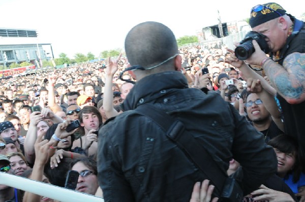 Trivium at the Mayhem Festival 2009 at the AT&T Center, San Antonio