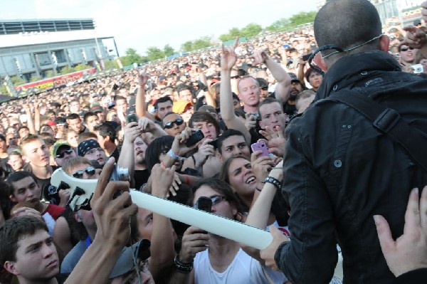 Trivium at the Mayhem Festival 2009 at the AT&T Center, San Antonio