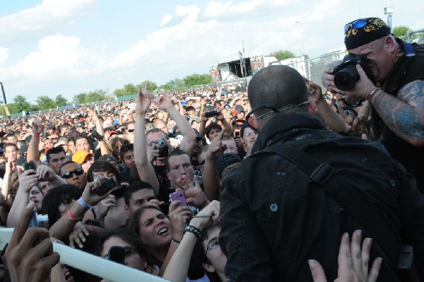 Trivium at the Mayhem Festival 2009 at the AT&T Center, San Antonio