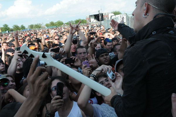 Trivium at the Mayhem Festival 2009 at the AT&T Center, San Antonio