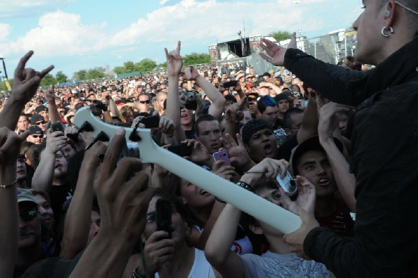 Trivium at the Mayhem Festival 2009 at the AT&T Center, San Antonio
