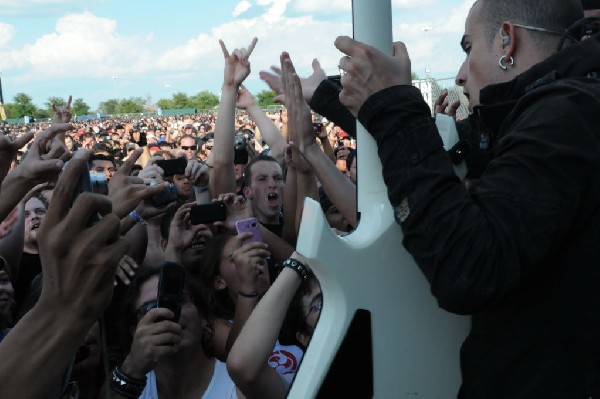 Trivium at the Mayhem Festival 2009 at the AT&T Center, San Antonio