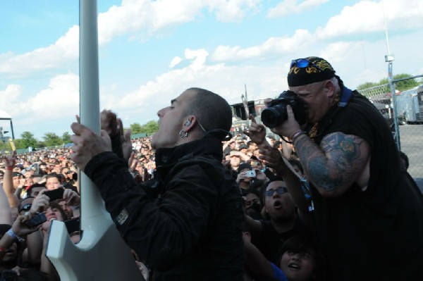 Trivium at the Mayhem Festival 2009 at the AT&T Center, San Antonio