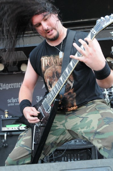 Trivium at the Mayhem Festival 2009 at the AT&T Center, San Antonio