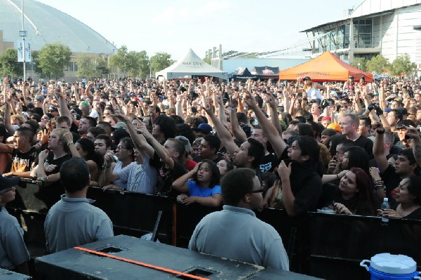 Trivium at the Mayhem Festival 2009 at the AT&T Center, San Antonio
