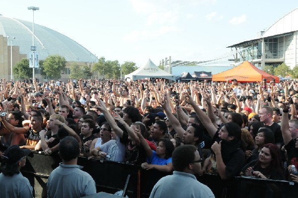 Trivium at the Mayhem Festival 2009 at the AT&T Center, San Antonio
