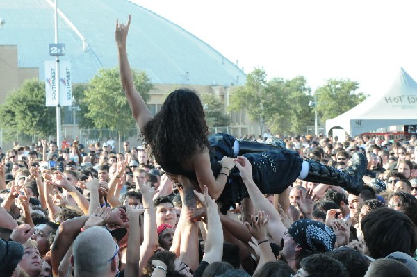 Trivium at the Mayhem Festival 2009 at the AT&T Center, San Antonio