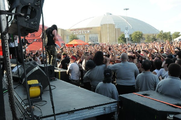 Trivium at the Mayhem Festival 2009 at the AT&T Center, San Antonio
