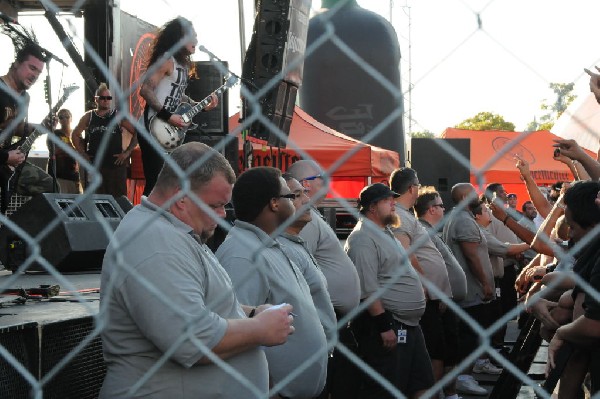Trivium at the Mayhem Festival 2009 at the AT&T Center, San Antonio
