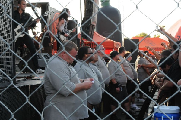 Trivium at the Mayhem Festival 2009 at the AT&T Center, San Antonio