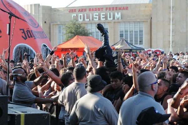 Trivium at the Mayhem Festival 2009 at the AT&T Center, San Antonio
