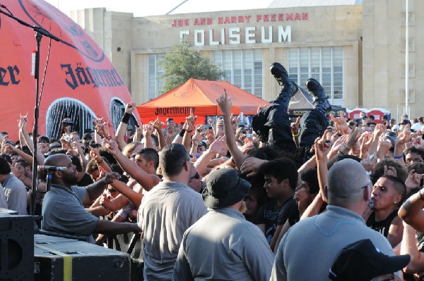Trivium at the Mayhem Festival 2009 at the AT&T Center, San Antonio