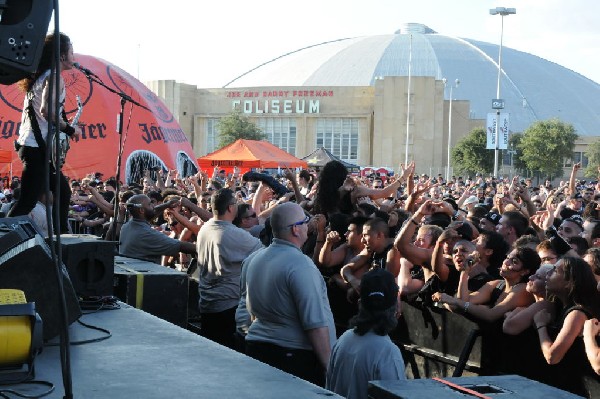 Trivium at the Mayhem Festival 2009 at the AT&T Center, San Antonio