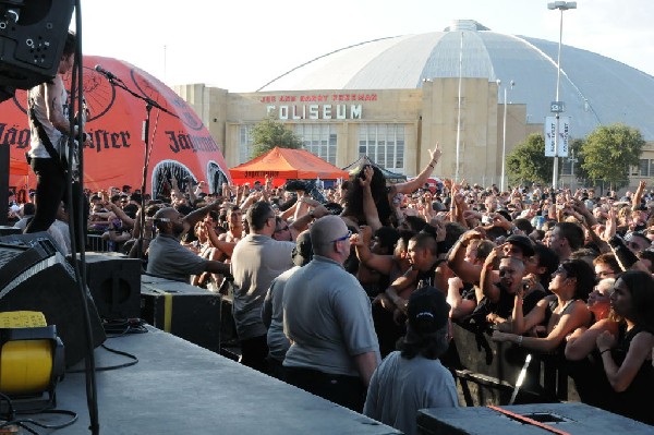 Trivium at the Mayhem Festival 2009 at the AT&T Center, San Antonio