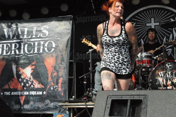 Walls Of Jericho at the Mayhem Festival Verizon Wireless Amphitheater
