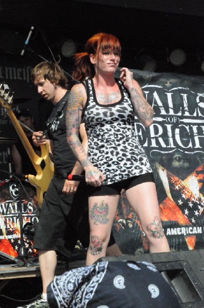 Walls Of Jericho at the Mayhem Festival Verizon Wireless Amphitheater