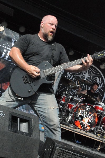 Walls Of Jericho at the Mayhem Festival Verizon Wireless Amphitheater