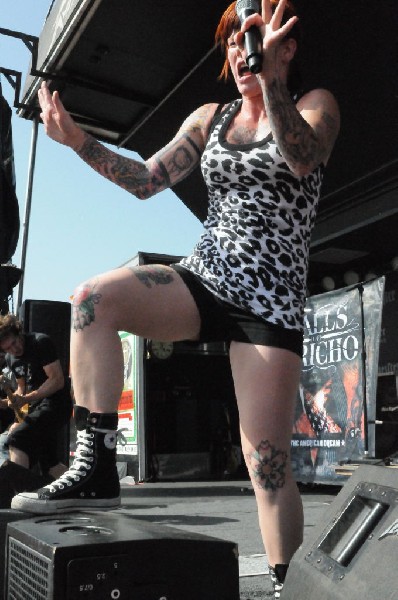 Walls Of Jericho at the Mayhem Festival Verizon Wireless Amphitheater