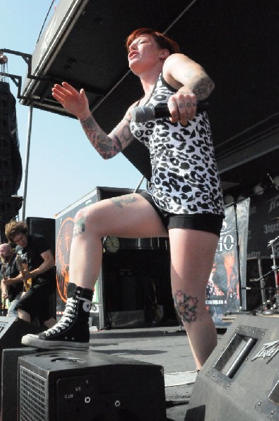 Walls Of Jericho at the Mayhem Festival Verizon Wireless Amphitheater
