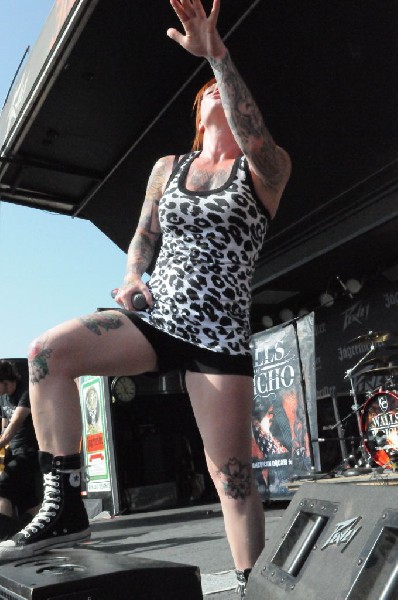 Walls Of Jericho at the Mayhem Festival Verizon Wireless Amphitheater