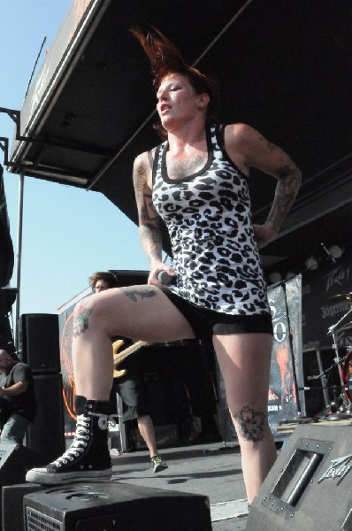Walls Of Jericho at the Mayhem Festival Verizon Wireless Amphitheater