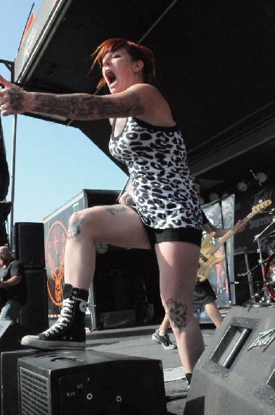 Walls Of Jericho at the Mayhem Festival Verizon Wireless Amphitheater
