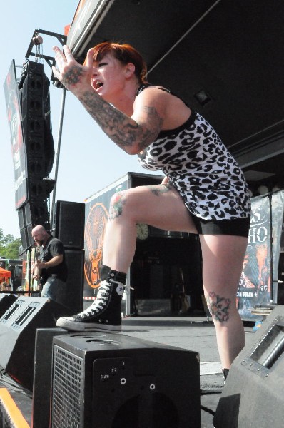 Walls Of Jericho at the Mayhem Festival Verizon Wireless Amphitheater