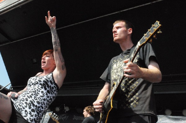 Walls Of Jericho at the Mayhem Festival Verizon Wireless Amphitheater