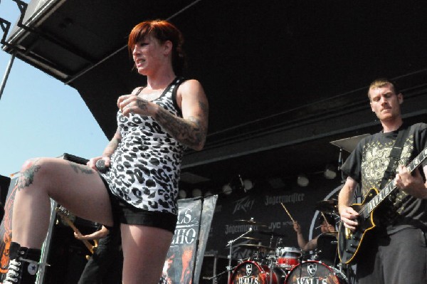 Walls Of Jericho at the Mayhem Festival Verizon Wireless Amphitheater