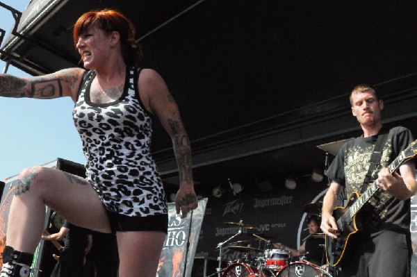Walls Of Jericho at the Mayhem Festival Verizon Wireless Amphitheater