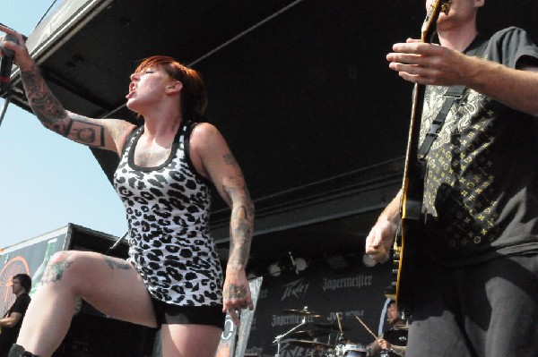 Walls Of Jericho at the Mayhem Festival Verizon Wireless Amphitheater