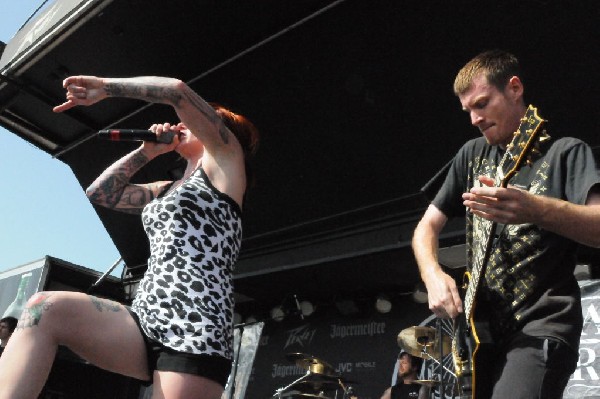 Walls Of Jericho at the Mayhem Festival Verizon Wireless Amphitheater