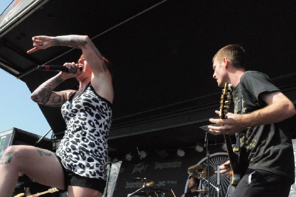 Walls Of Jericho at the Mayhem Festival Verizon Wireless Amphitheater
