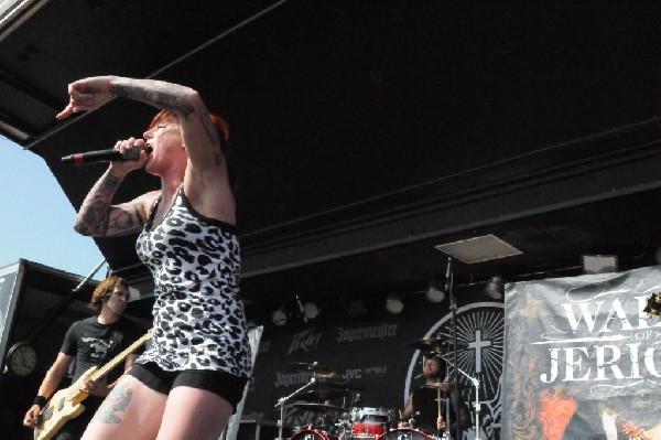 Walls Of Jericho at the Mayhem Festival Verizon Wireless Amphitheater