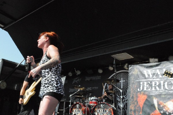 Walls Of Jericho at the Mayhem Festival Verizon Wireless Amphitheater